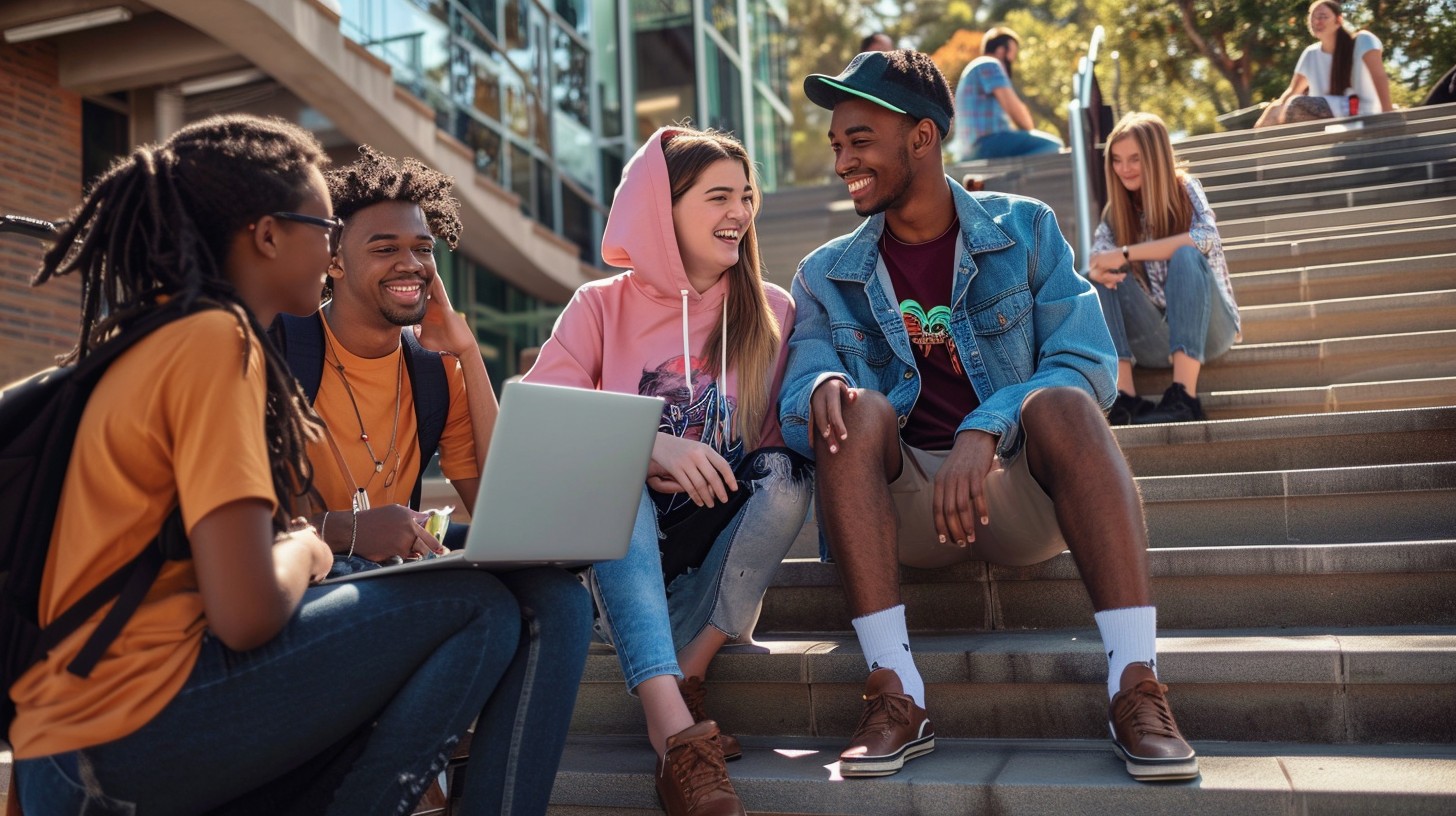 Free Students On Steps Photo - Students, Campus, Conversation ...