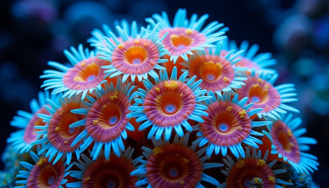 Polyp Acean Free Vibrant Coral Polyps Image - Coral, Polyps, Ocean | Download at ...