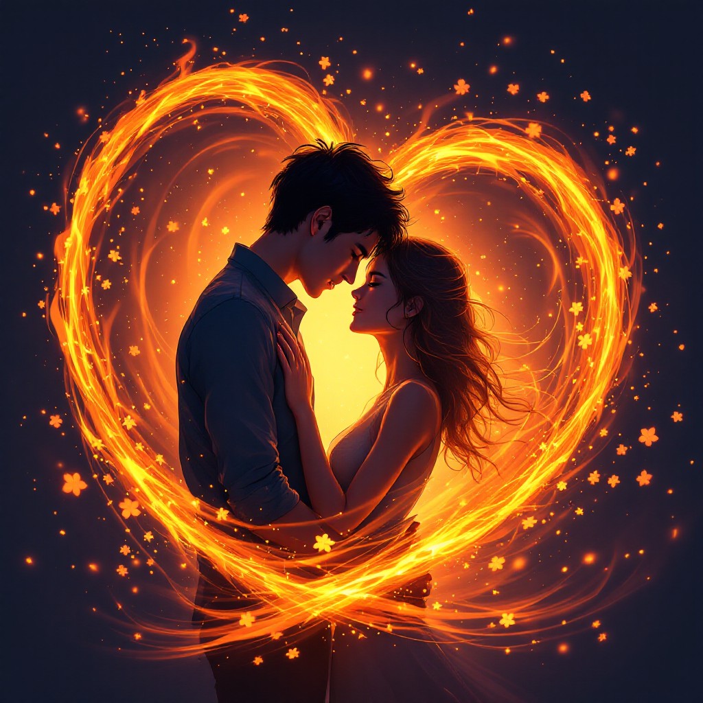 Free Burning Love Heart Image - Love, Passion, Fire | Download at StockCake