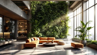 Free Green Urban Sanctuary Image - Penthouse, Interior, Biophilic ...