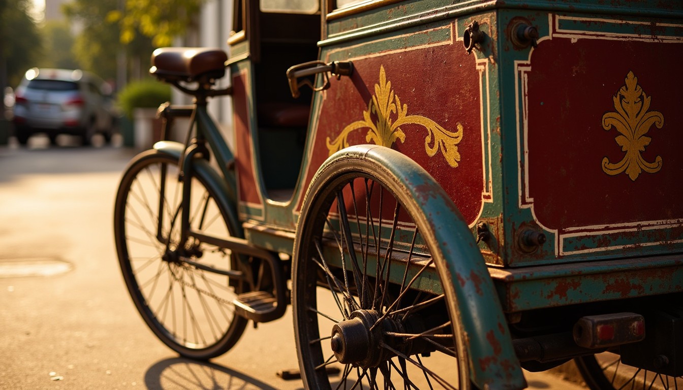 Free Vintage Rickshaw Detail Image - Rickshaw, Bicycle, Vintage ...