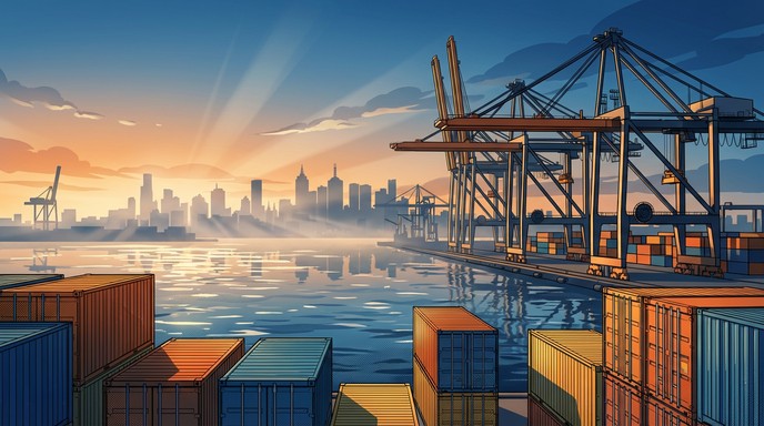 Free Anime Harbor Giants Image - Anime, Manga, Port | Download at StockCake