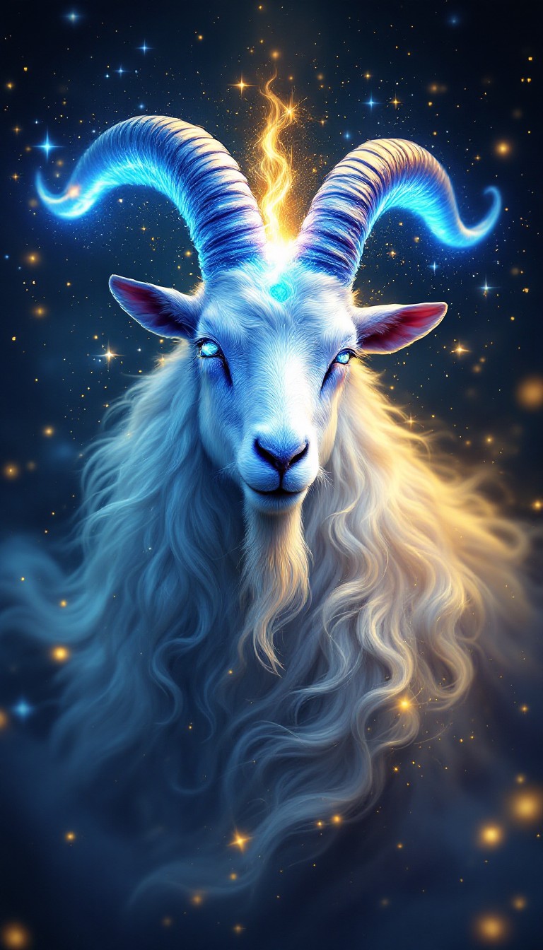 Free Cosmic Goat Guardian Image - Mystical, Cosmic, Goat | Download at ...