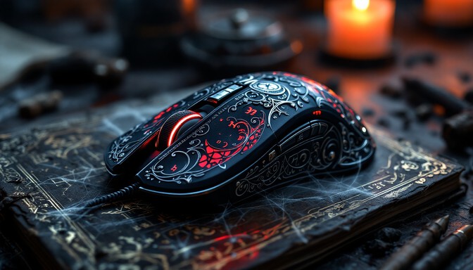 Computer Mouse Carving Free Cursed Gothic Mouse Image - Gothic, Obsidian, Mouse | Download at ...