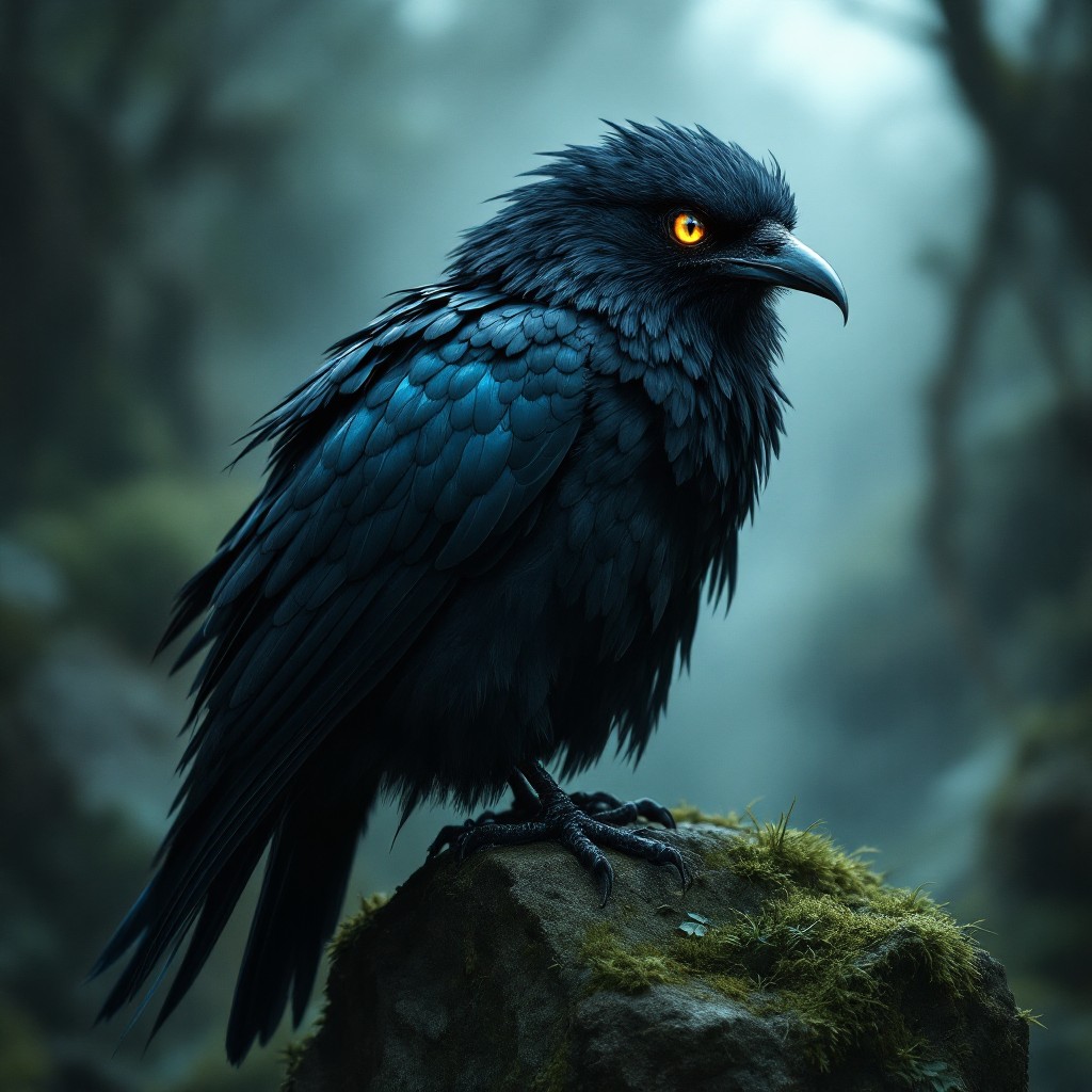 Motion Sensor Raven Free Enchanted Raven Watcher Photo - Raven, Mystical, Forest | Download ...