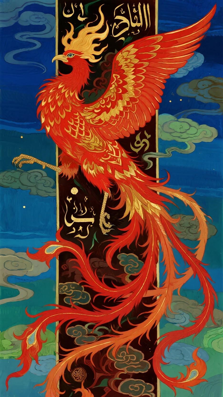 Free Radiant Mythical Firebird Image - Phoenix, Firebird, Vermilion ...