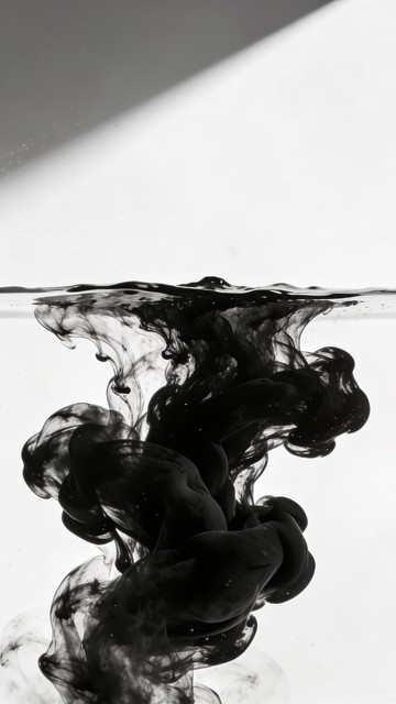 Flow With Ink Free Ink Flows Down Image - Minimal, Abstract, Ink | Download at StockCake