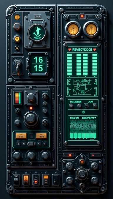 Technical Console Background Free Technical System Display Image - Console, Cybernetic, Interface ...