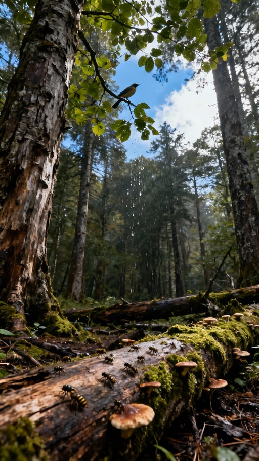 Forest Contrast Microscope Free Forest Monitoring Visualization Image - Forest, Monitoring ...
