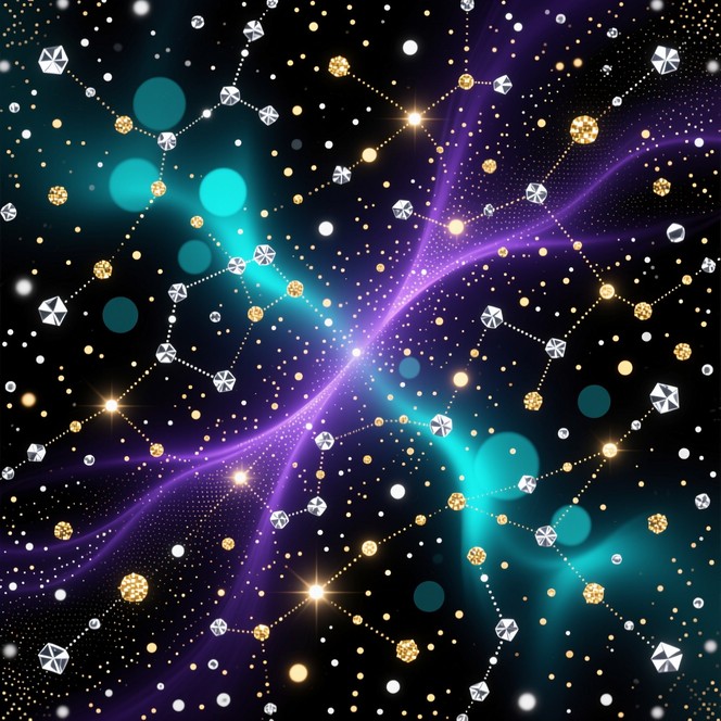 Cosmic Texture Gradient Free Cosmic Night Particles Photo - Cosmic, Nebula, Particles ...