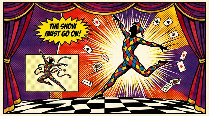 Jester Performance Free Theatrical Jester Performance Image - Harlequin, Jester, Clown ...