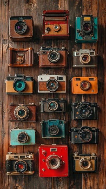 Free Vintage Cameras Display Image | Download at StockCake