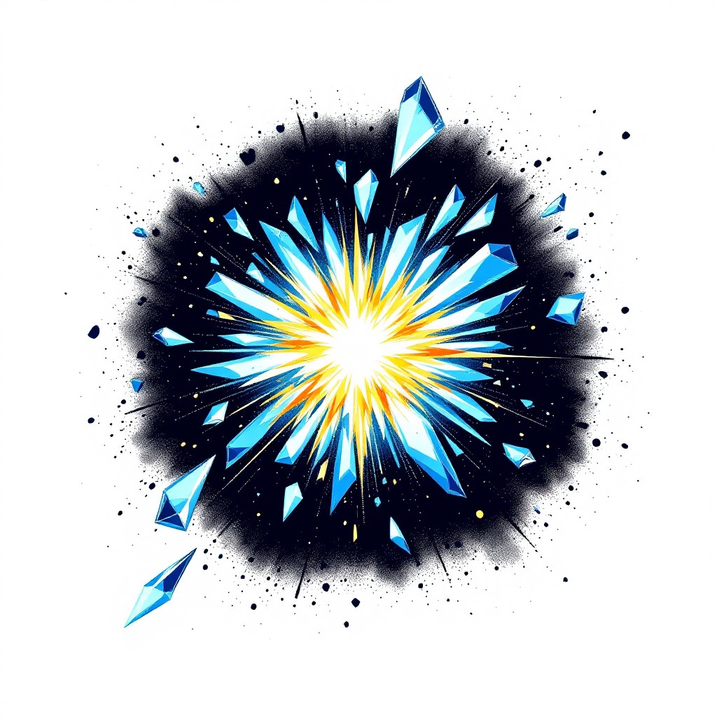 Free Crystal Explosion Energy Image - Explosion, Shatter, Pixel ...