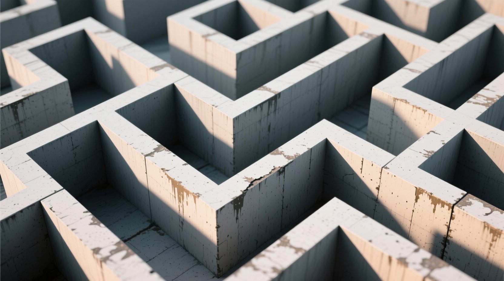 Free Abstract Geometric Labyrinth Image - Concrete, Labyrinth, Maze ...