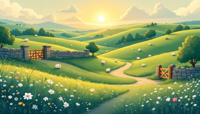 Free Golden Rural Hills Image - Countryside, Sunset, Hills | Download ...