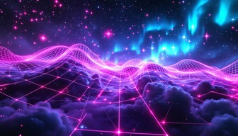 Free Neon Grid Universe Image - Synthwave, Cyberpunk, Neon | Download ...