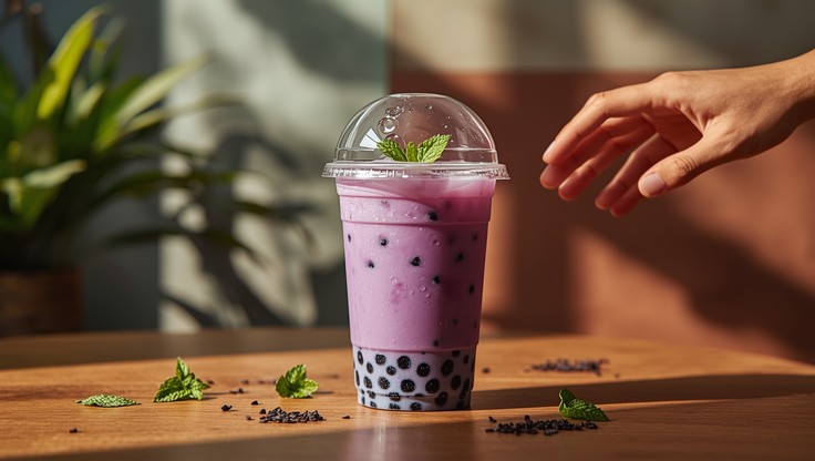 Free Purple Boba Bliss Image - Boba, Taro, Purple | Download at StockCake