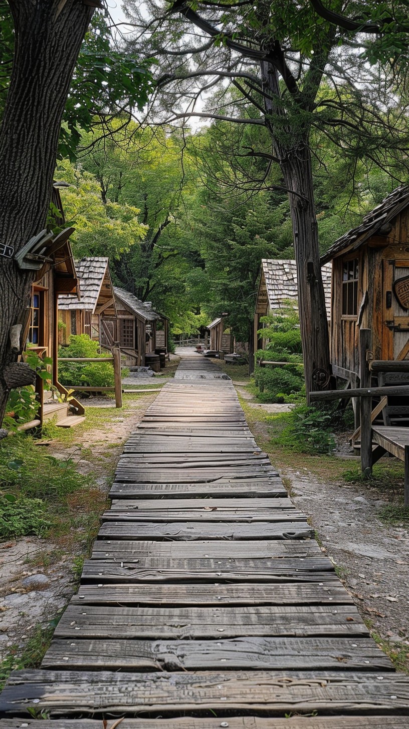 Free Rustic Cabin Path Image - Rustic, Cabins, Path | Download at StockCake