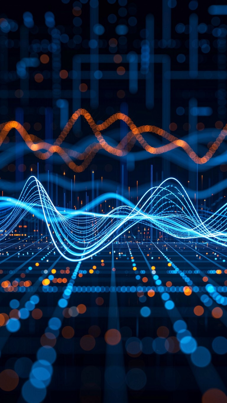 Free Digital Wave Interference Image - Technology, Cybersecurity ...