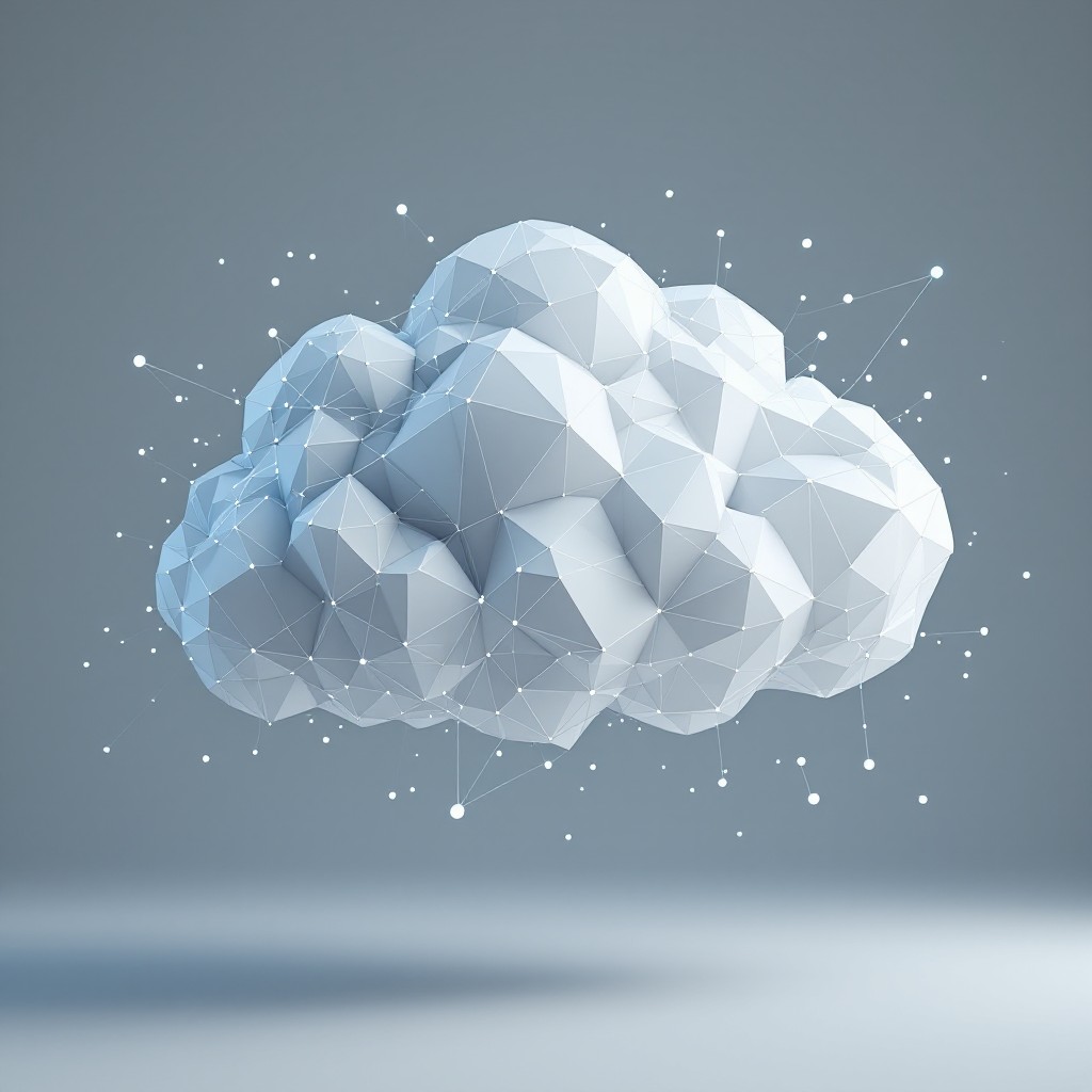 Free Geometric Cloud Network Image - Cloud, Geometric, 3d | Download at ...