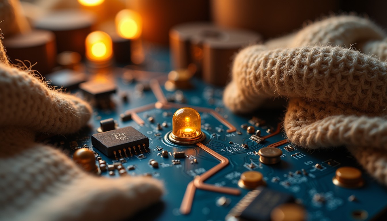 Free Warm Tech Glow Image - Circuitry, Electronics, Macro | Download at ...