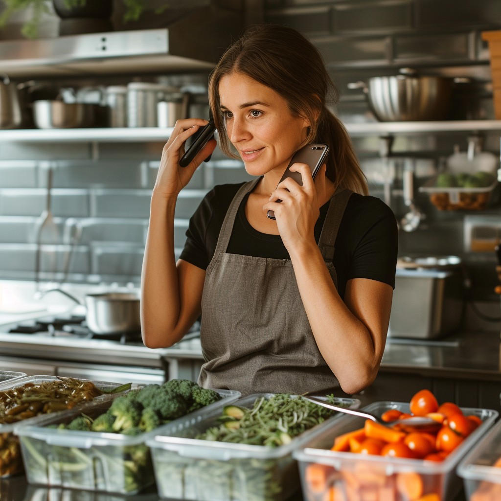 Free Chef Taking Calls Image - Chef, Multitasking, Phone | Download at ...