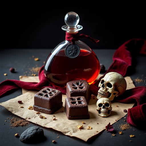 Free Macabre Chocolate Ritual Image - Gothic, Chocolate, Skull ...
