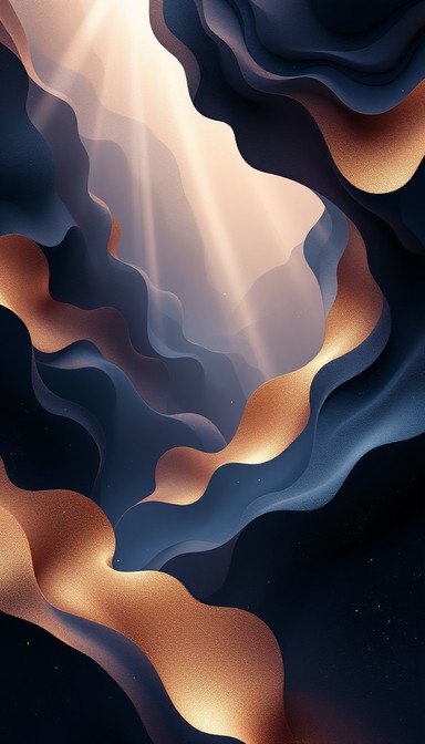 Free Copper Waves Dancing Image | Download at StockCake