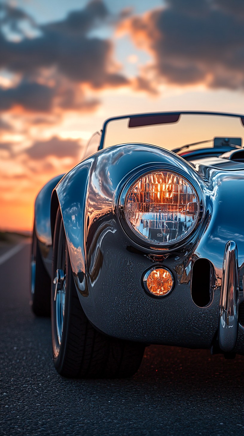 Free Classic car sunset Image - Vintage, Sunset, Automobile | Download ...