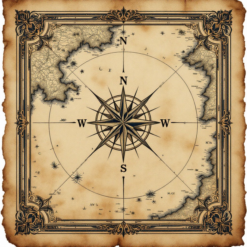 Free Ancient Compass Map Image - Compass, Vintage, Parchment | Download ...