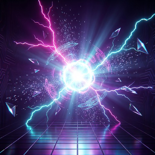 Free Neon Energy Rising Image - Neon, Pixel, Orb | Download at StockCake