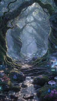 Free Enchanted Forest Pathway Image - Forest, Enchanted, Magical ...