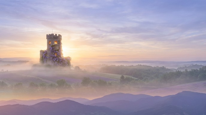 Free Misty Tower Dawn Image - Tower, Castle, Medieval | Download at ...