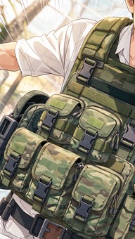 Free Tactical Anime Character Image - Anime, Tactical, Vest | Download ...