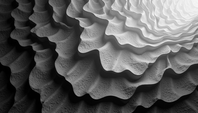 Free Layered Grayscale Waves Image - Waves, Grayscale, Monochrome ...