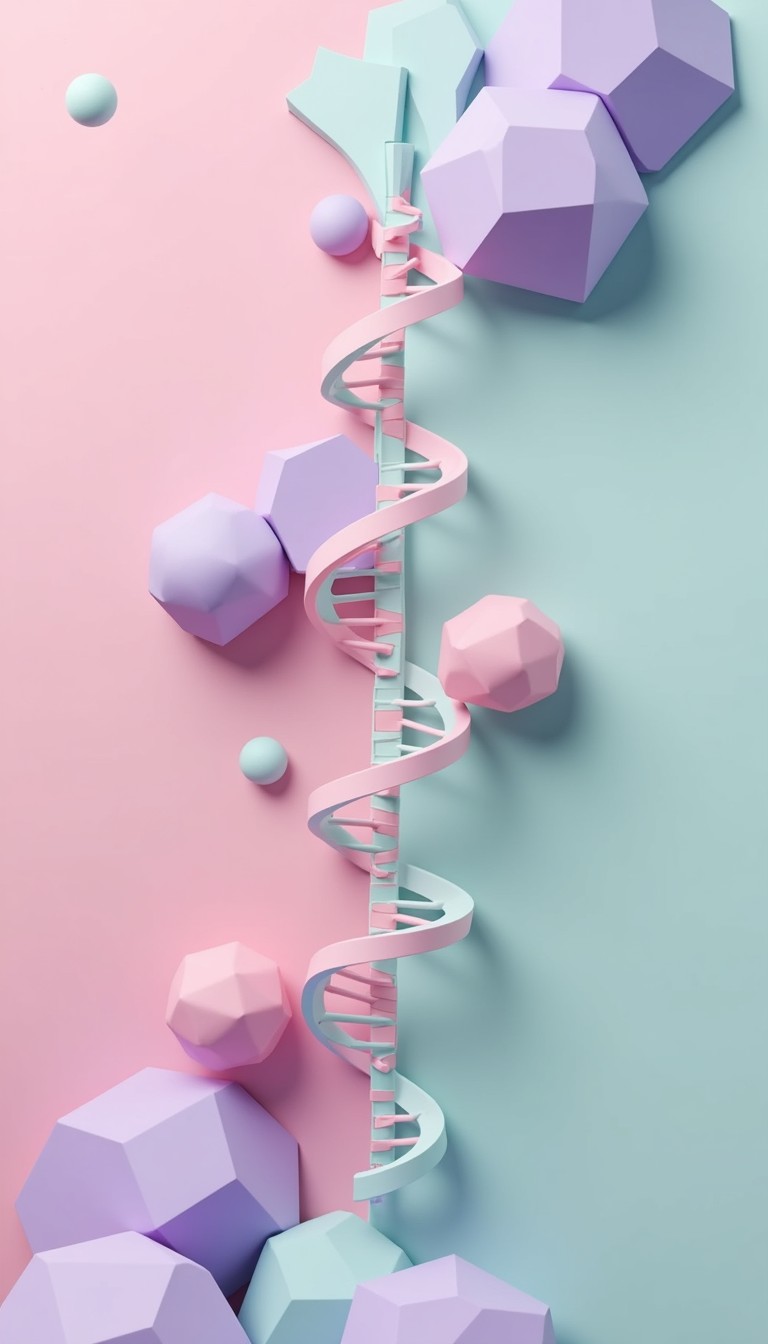 Dna Cake Design Free DNA Meets Geometry Image - Dna, Geometric, Pastel | Download at ...