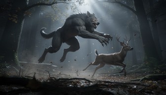 Werewolf Hunt Free Werewolf Hunts Deer Image - Werewolf, Deer, Forest | Download at ...