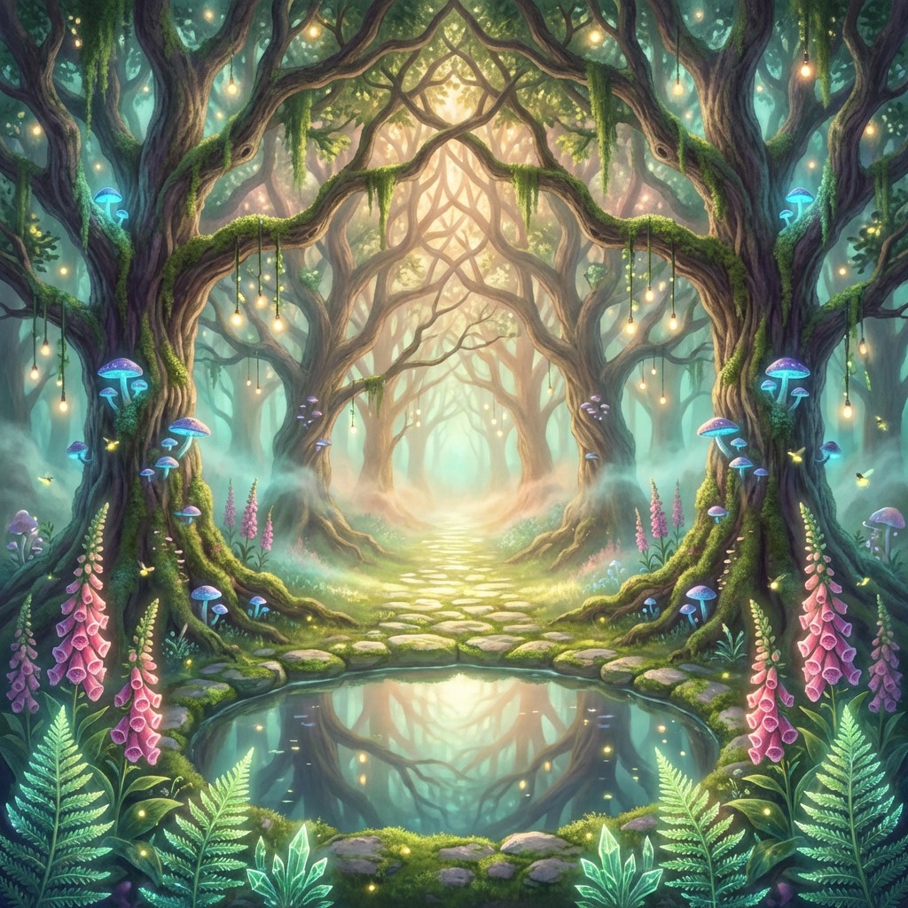 Free Enchanted Forest Pathway Image - Enchanted, Forest, Magical ...