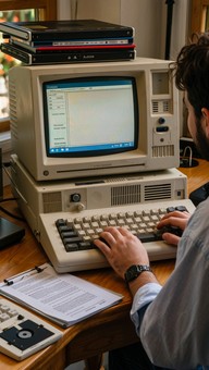 Computer Throwback Free Retro Computing Nostalgia Image - Retro, Computer, Vintage ...