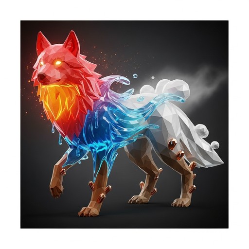 Elemental Wolves Fire Free Elemental Wolf Spirit Image - Wolf, Elemental, Magical | Download ...