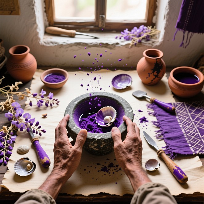 Free Tyrian Purple Craft Image - Byzantine, Purple, Artisans | Download ...