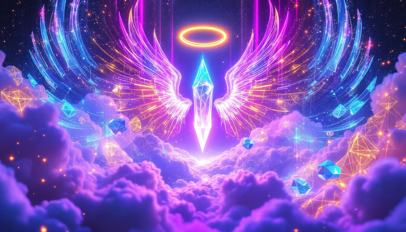 Free Digital Angel Ascends Image - Cyberpunk, Angel, Digital | Download ...