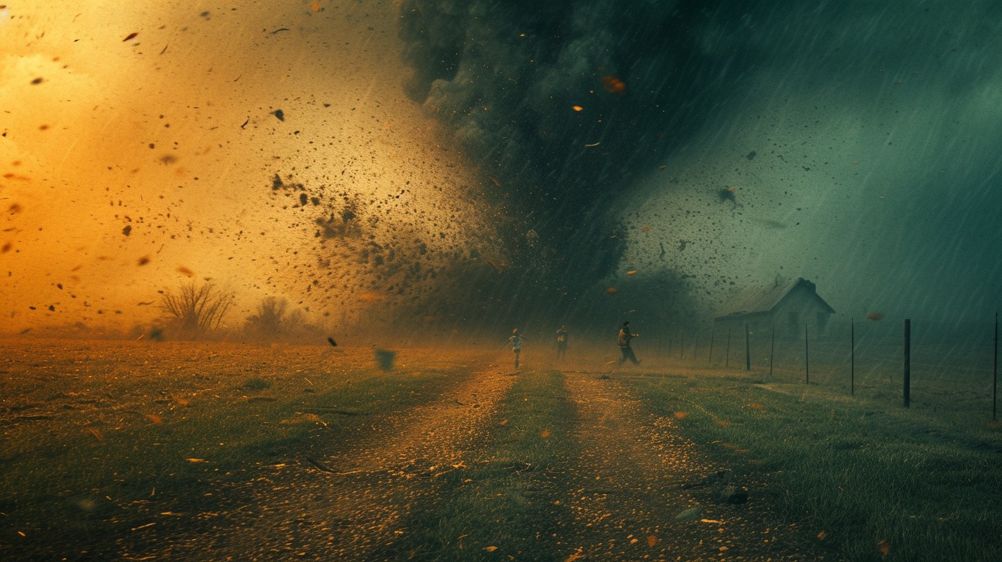 Free Apocalyptic Tornado Scene Image - Tornado, Storm, Destruction ...