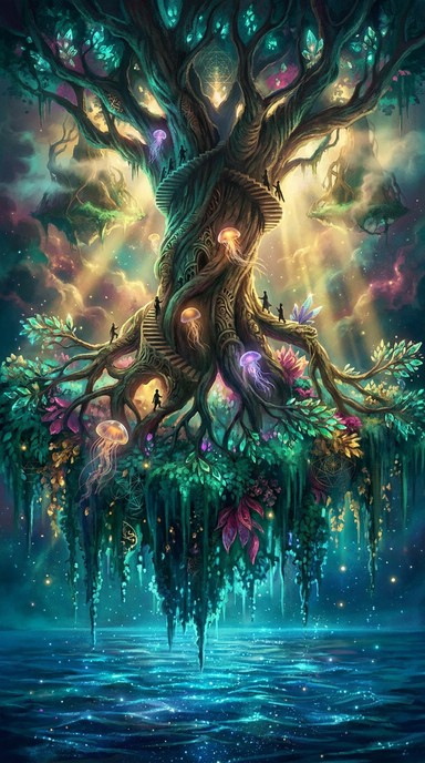 Free Inverted Tree Magic Image - Fantasy, Surreal, Tree | Download at ...