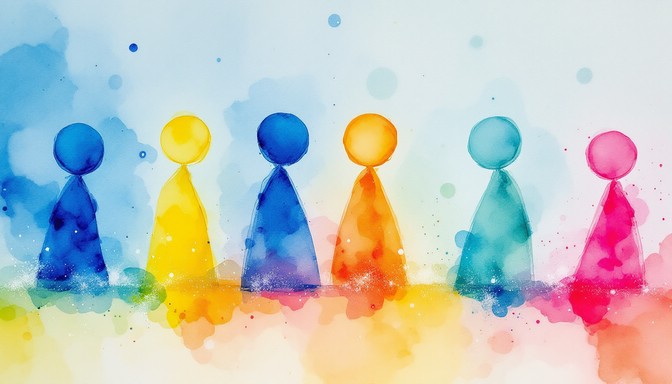 Free Colorful Collaboration Vision Image - Watercolor, Abstract ...