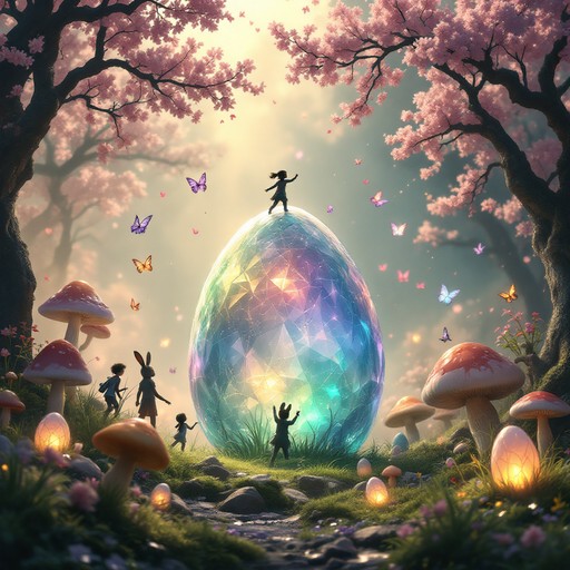 Magic Easter Free Enchanted Easter Wonderland Image - Fantasy, Easter, Eggs ...