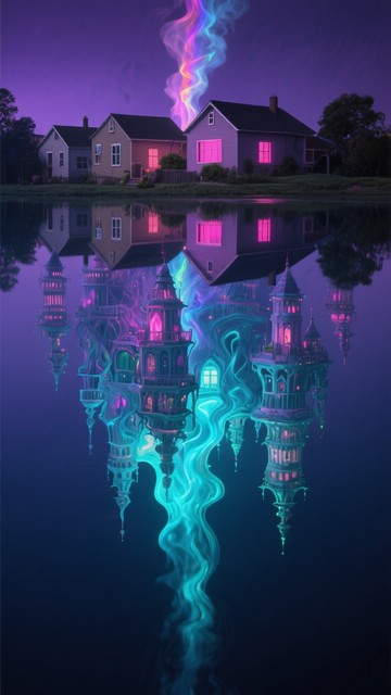 Free Magical Mirror World Image - Reflection, Magical, Surreal 