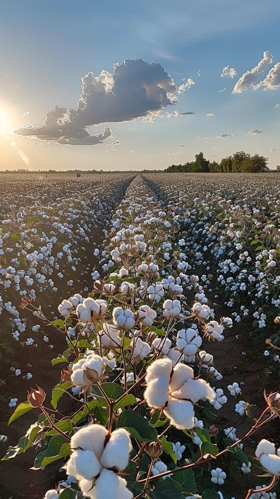 Free Expansive Cotton Field Image | Download at StockCake