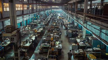 Free Busy Industrial Facility Image - Industry, Factory, Machines ...