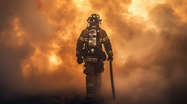 Free Firefighter in Action Image - Firefighter, Hero, Blaze | Download ...